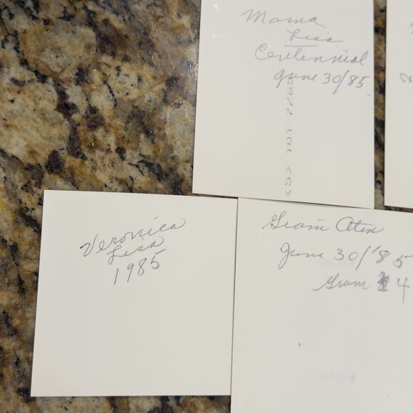 Vintage Photos 1985 Prairie Pioneer Centennial Days Costumes Handwritten Notes - Picture 12 of 16